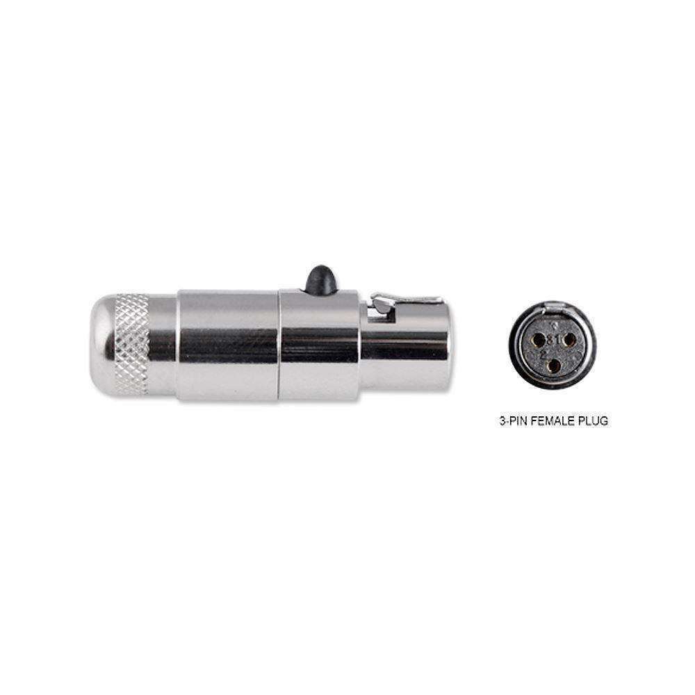 3-Pin Female Mini XLR Connector TA3FL