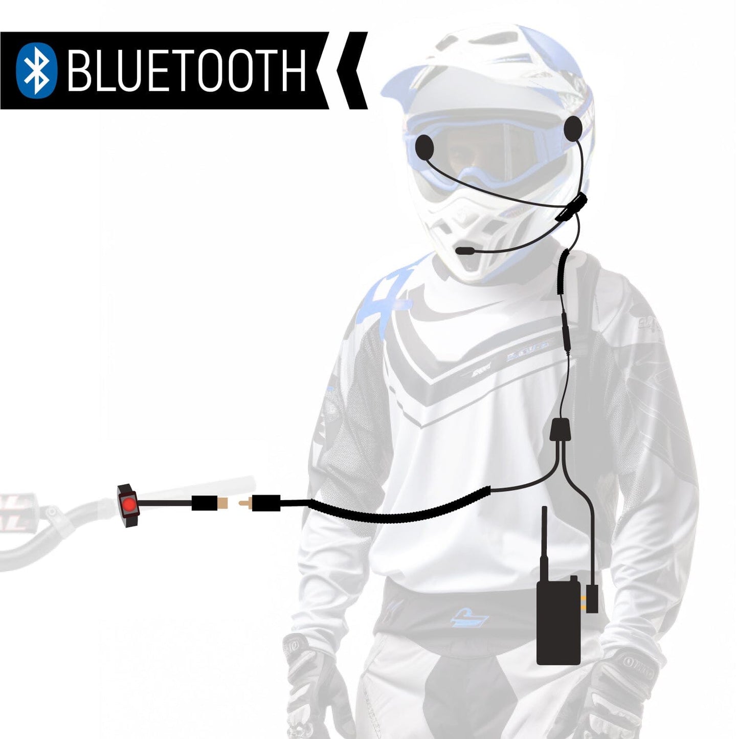 CONNECT BT2 Bluetooth Moto Kit with GMRS Radio