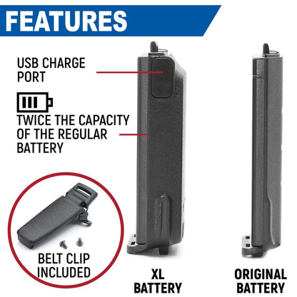 RDH-16 Handheld Radio High Capacity Battery