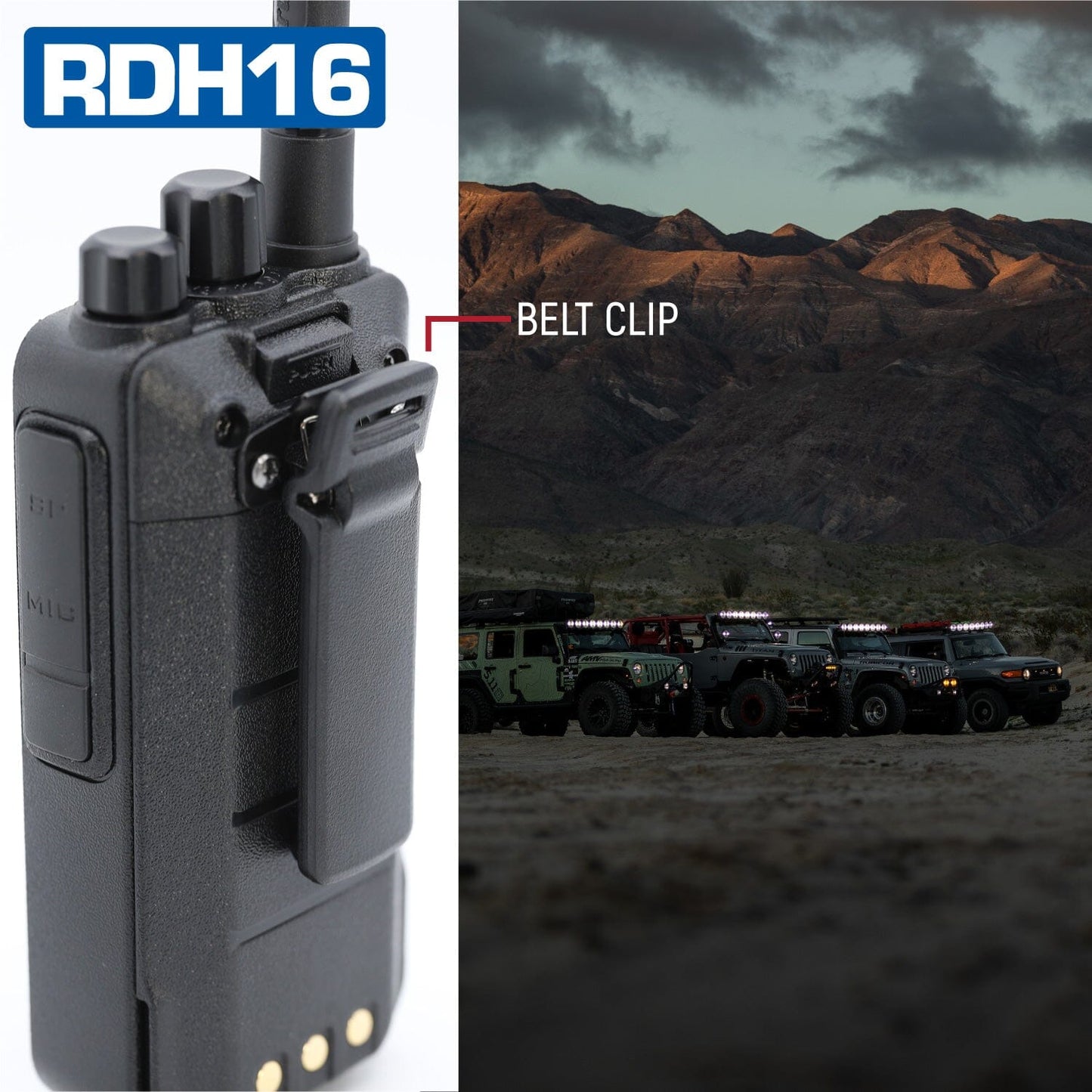 Rugged RDH16 Digital and Analog Handheld Radio