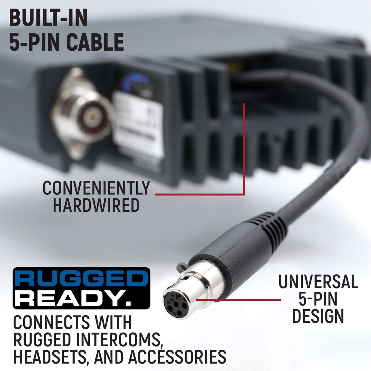 Toyota Tundra Two-Way GMRS Mobile Radio Kit