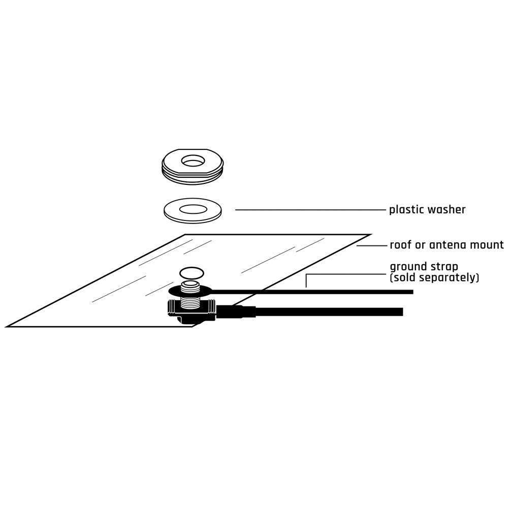 UNI-MAG Universal NMO or Magnetic Antenna Mount